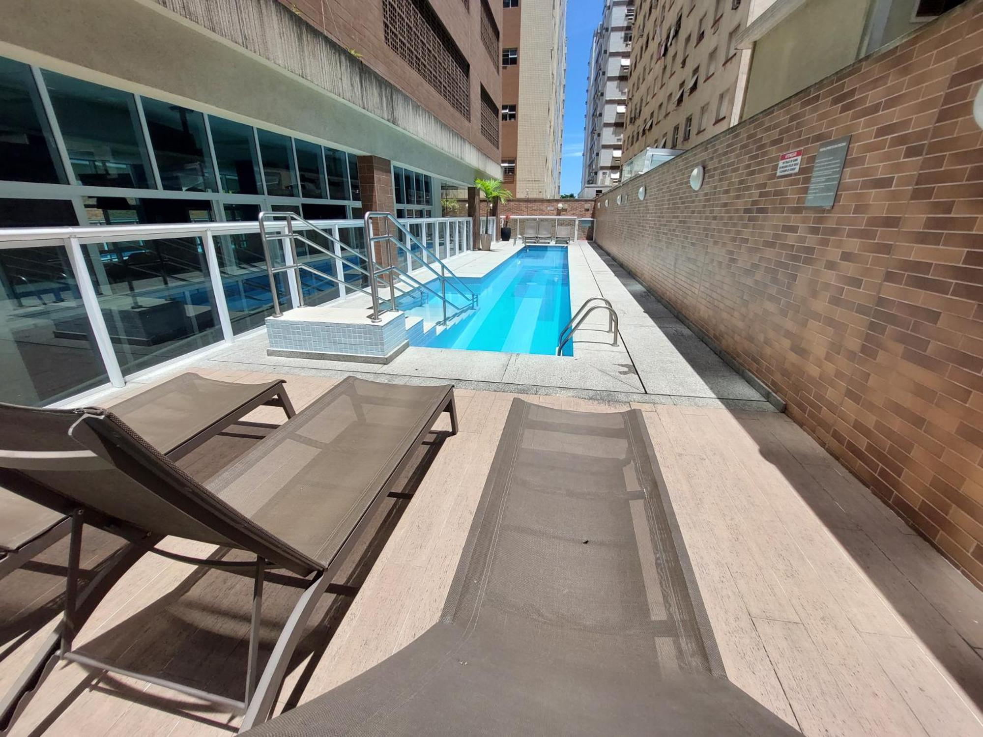 Book Santos Estanconfor 905 Charmoso Ap Executivo Quadra Praia Exterior photo