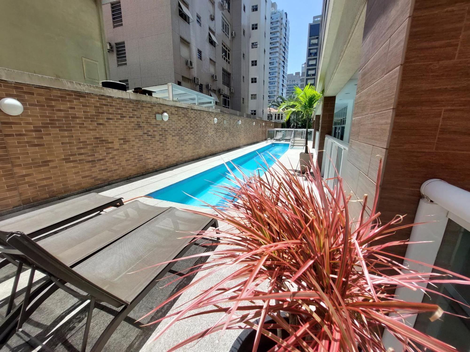 Book Santos Estanconfor 905 Charmoso Ap Executivo Quadra Praia Exterior photo